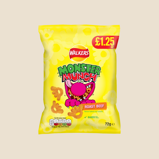 Monster Munch Roast Beef 40G (best before 9/11/24)