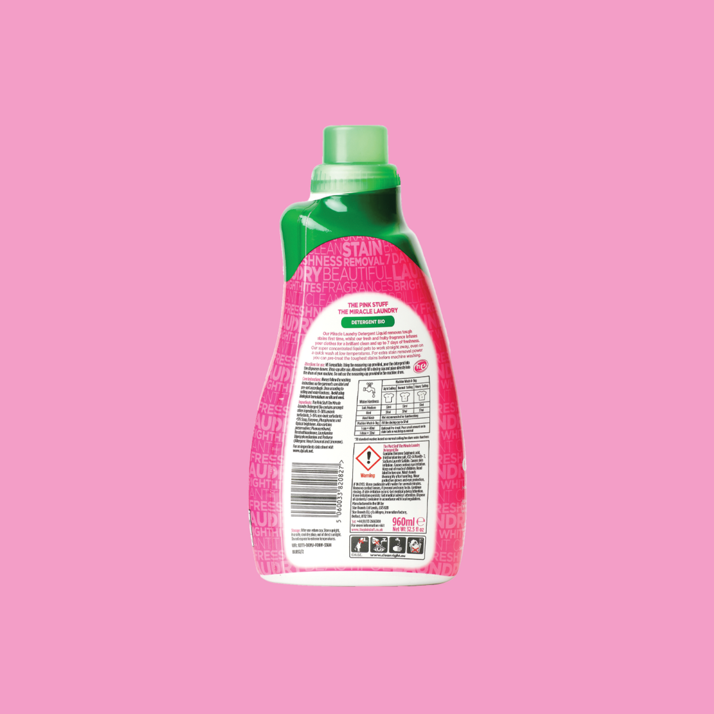 The Pink Stuff Bio Laundry Liquid 960ml