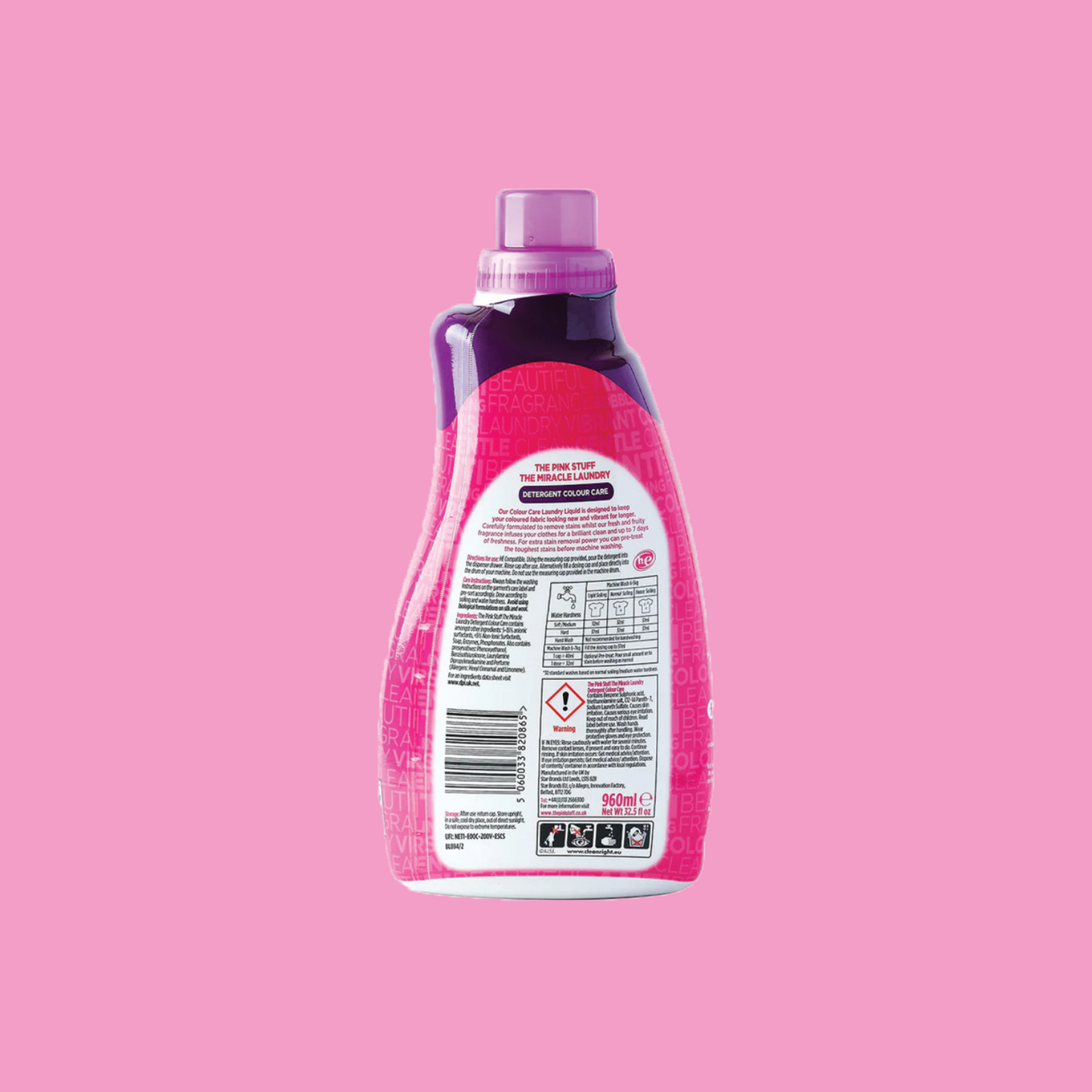 The Pink Stuff Color Care Detergent 960ml