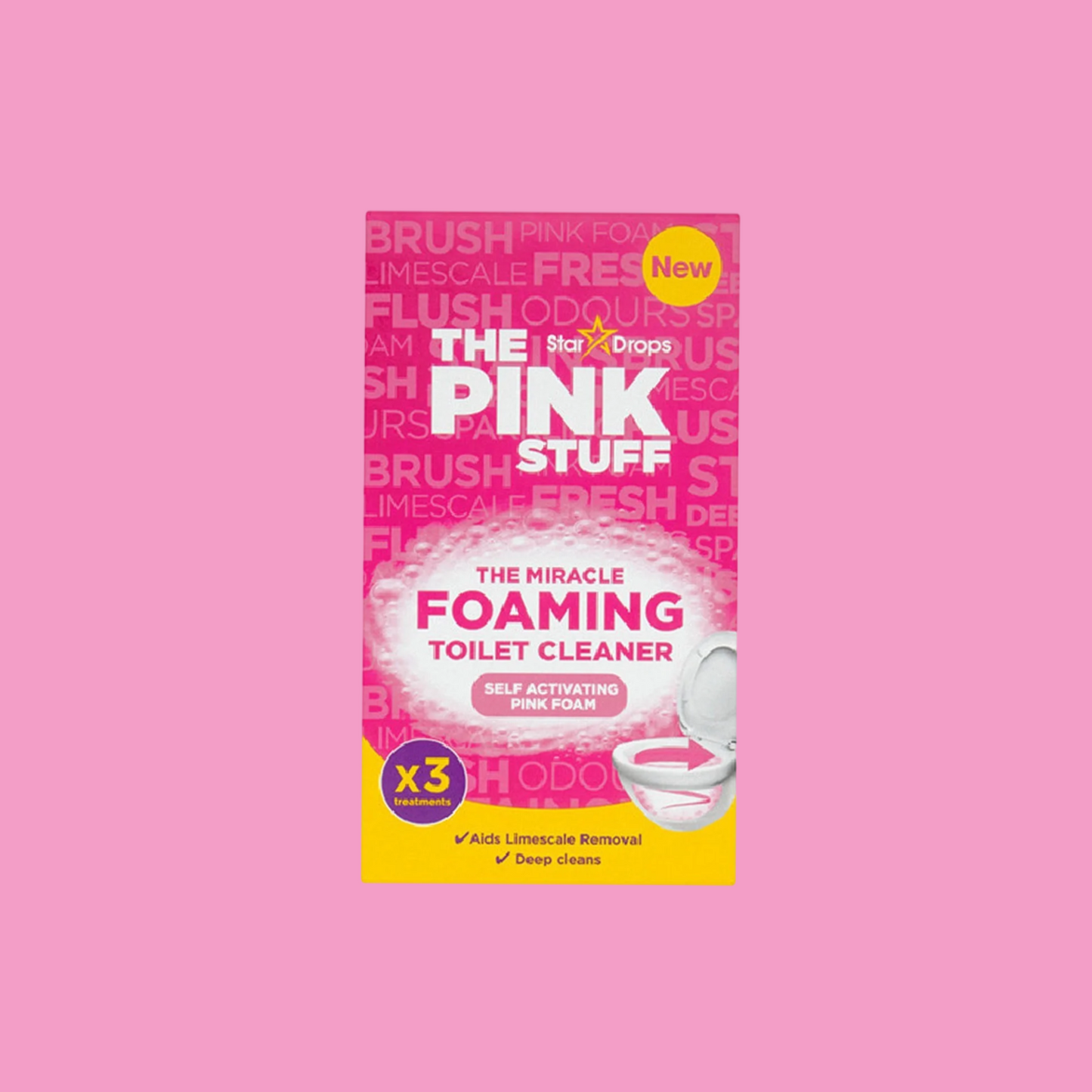 The Pink Stuff Toilet Foam Cleaner 3pk