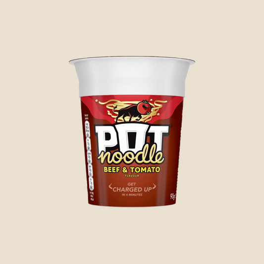 Pot Noodle Beef and Tomato 90g (Best Before 30/9/24)