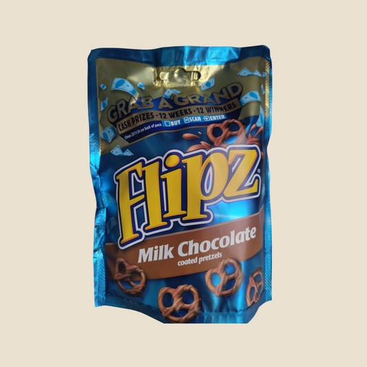 Flipz Milk Chocolate Coated Pretzels 90g