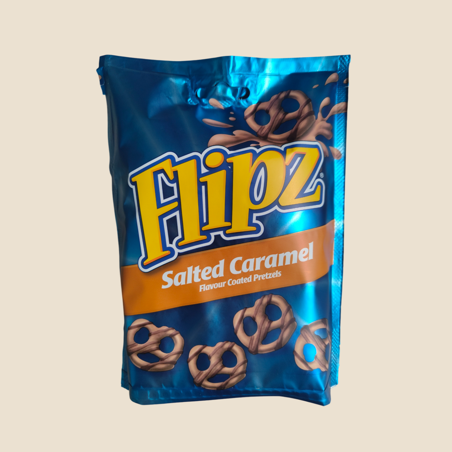 Flipz Salted Caramel Flavour Coated Pretzels 90g