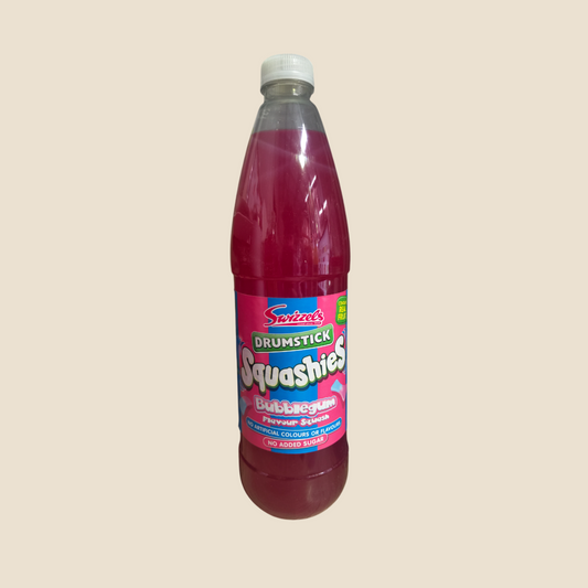 Swizzels Squashies Bubblegum Flavour Squash 1L (Best Before 12/2023)