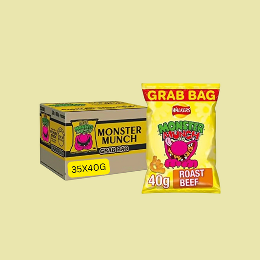 Monster Munch Roast Beef 40gx35 Box (BB: 09/11/24)