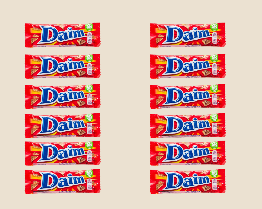 Daim Bar 28g (10 for 10$) (BB: 07/06/25 or 17/1/26)