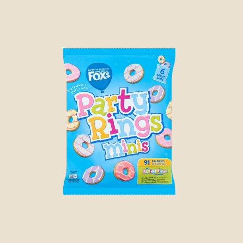 Fox’s Party Rings Minis 6pk