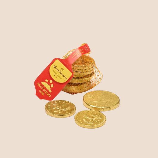 Albert Premier Belgian Chocolate Coins 100g