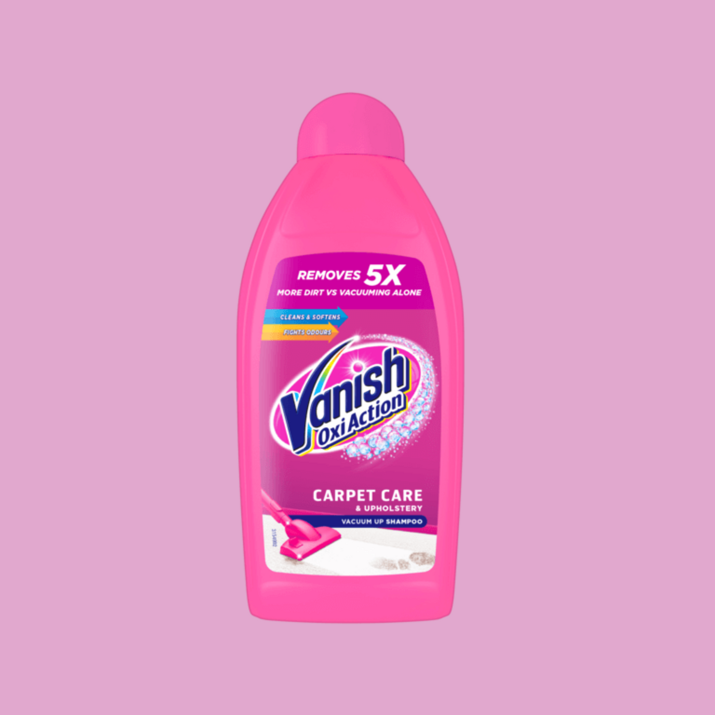 Vanish Oxi Action Carpet Care Vacuum Up Shampoo 450ml