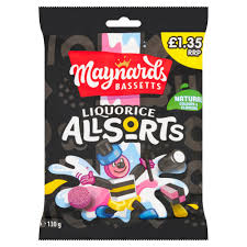 Bassetts Liquorice Allsorts 190g (best before 08/06/24)