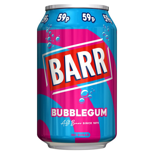 BARR Bubblegum 330ml (no sugar)