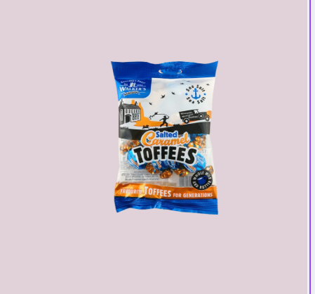 Walker's Nonsuch Salted Caramel Toffee 150G