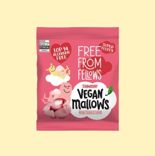 Free From Fellows Vegan Strawberry Mellows 105g