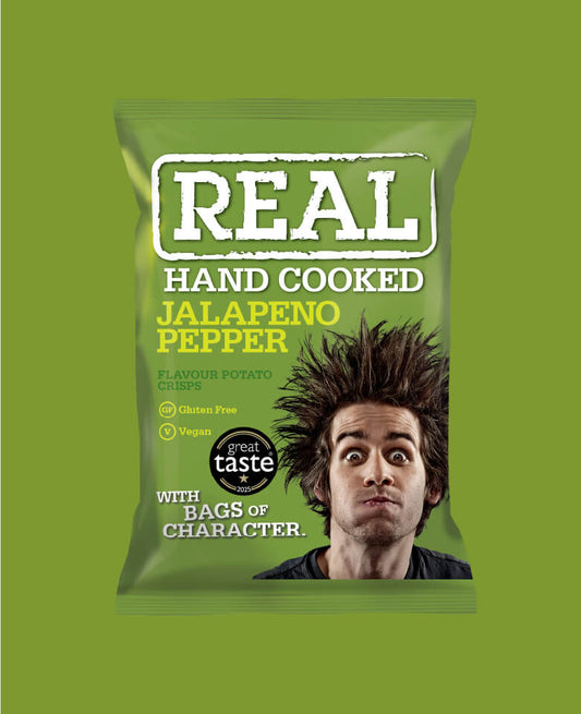REAL Crisps Jalapeno Pepper 35G