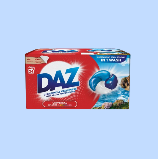 DAZ All in One Pods for White and Colors 24 Washes