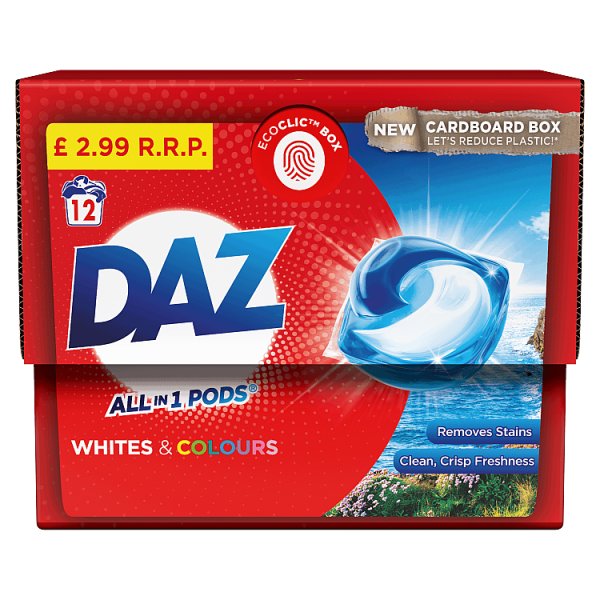DAZ All in One Pods for White and Colors 12 Washes